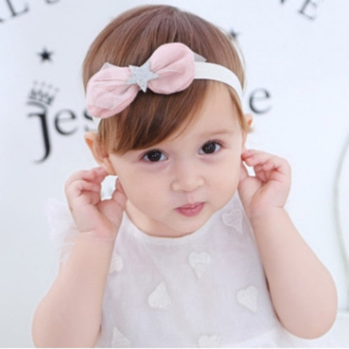 baby headband newborn flowers headbands baby girls - KiwisLove