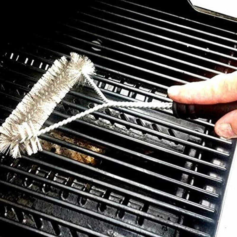 BBQ Grill  Cleaning Brush Stainless Steel  Gadgets Accessories Brush - KiwisLove