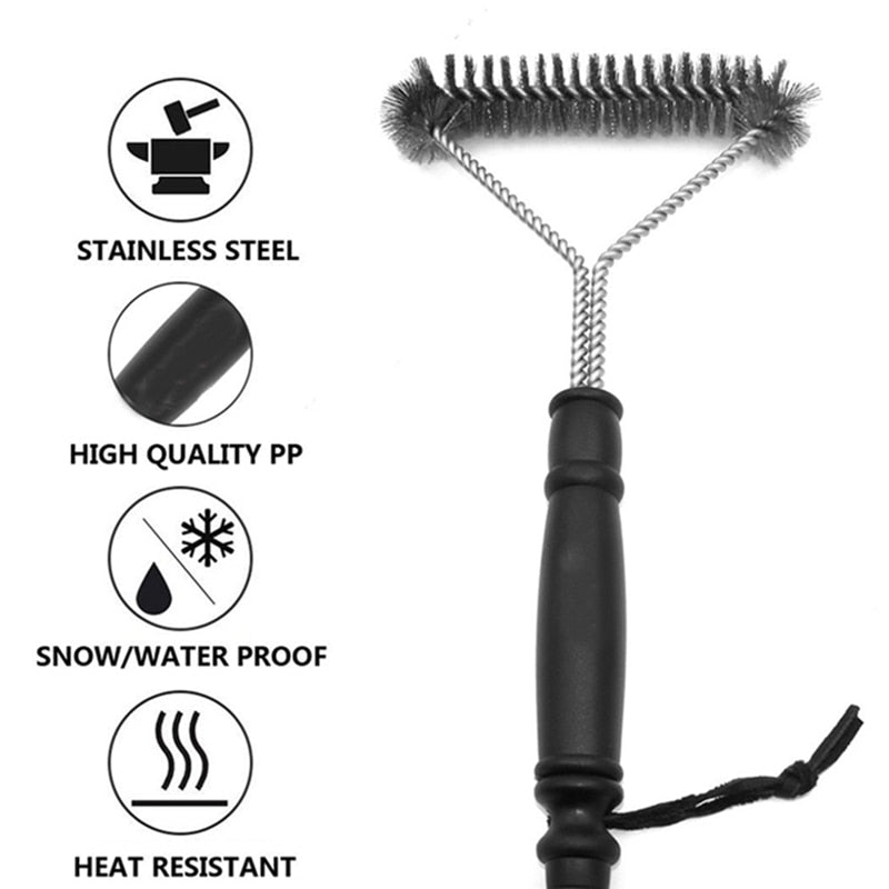 BBQ Grill  Cleaning Brush Stainless Steel  Gadgets Accessories Brush - KiwisLove