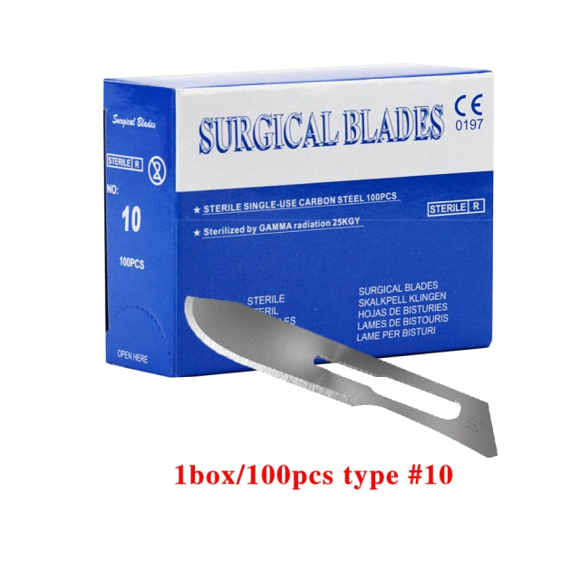 100pcs Scalpel Blades  Dental medical Surgical Scalpel Blades - KiwisLove
