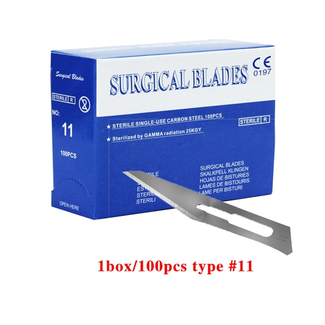 100pcs Scalpel Blades  Dental medical Surgical Scalpel Blades - KiwisLove