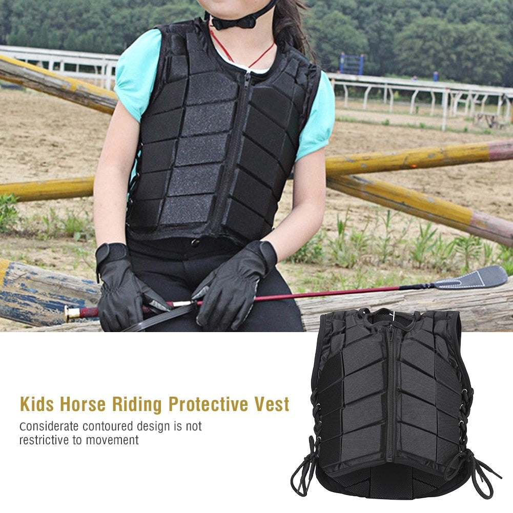 Kids  Horse Riding Equestrian Vest Protective Body Protector Gear  Rafting Kayak - KiwisLove