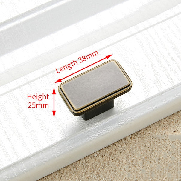 KAK Vintage Black Bronze Cabinet Handle Drawer Knobs  Door Pull - KiwisLove