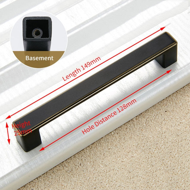 KAK Vintage Black Bronze Cabinet Handle Drawer Knobs  Door Pull - KiwisLove