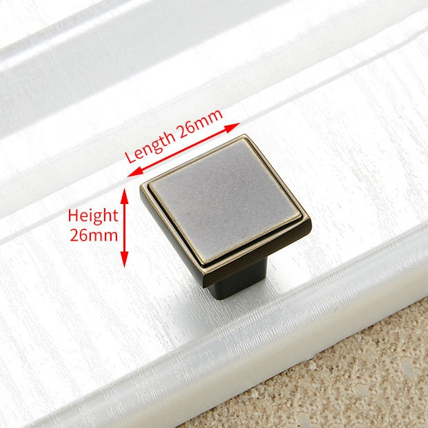 KAK Vintage Black Bronze Cabinet Handle Drawer Knobs  Door Pull - KiwisLove