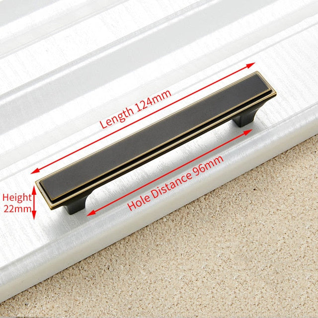 KAK Vintage Black Bronze Cabinet Handle Drawer Knobs  Door Pull - KiwisLove