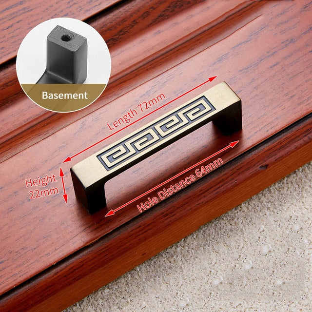 KAK Koru Bronze Door Cabinet Handle Drawer Knobs  Pull - KiwisLove