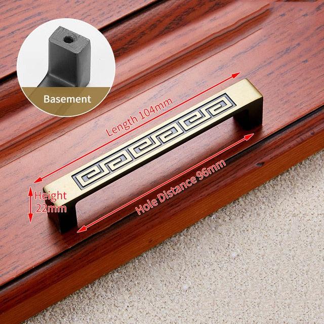 KAK Koru Bronze Door Cabinet Handle Drawer Knobs  Pull - KiwisLove