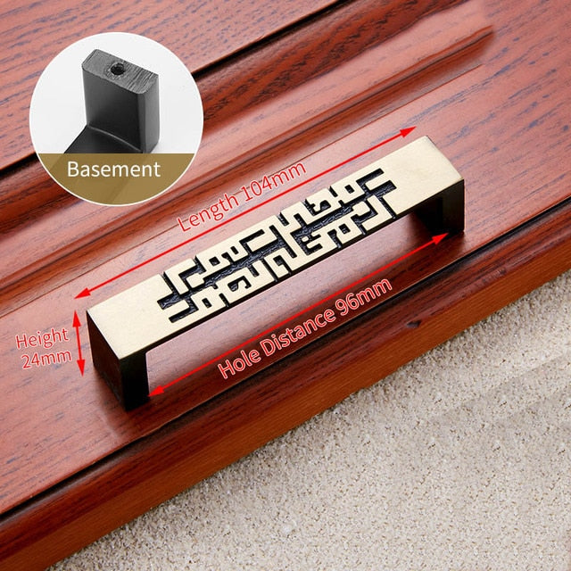 KAK Vintage Black Bronze Cabinet Handle Drawer Knobs  Door Pull - KiwisLove