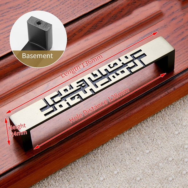 KAK Vintage Black Bronze Cabinet Handle Drawer Knobs  Door Pull - KiwisLove