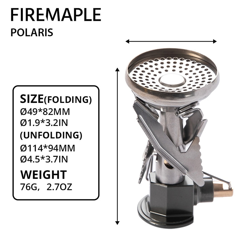 Fire Maple Polaris Pressure Regulator Gas Burner Stove Outdoor Ultralight Simmer Control Camping Backpacking  Windproof Stoves - KiwisLove