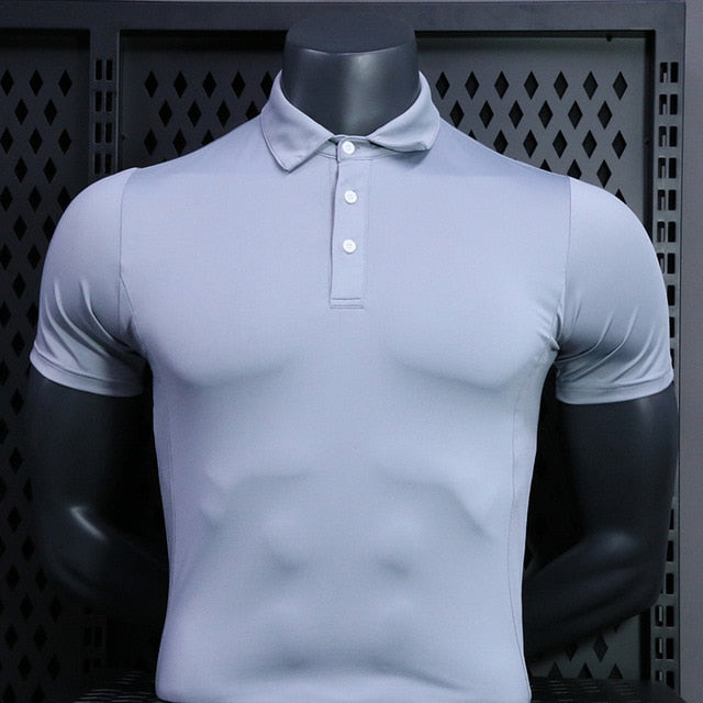 Golf Wear High Quality Business Golf Shirt Men's T-shirt Sportswear Top Golf Shirt Feather Jersey Fitness Wear - KiwisLove