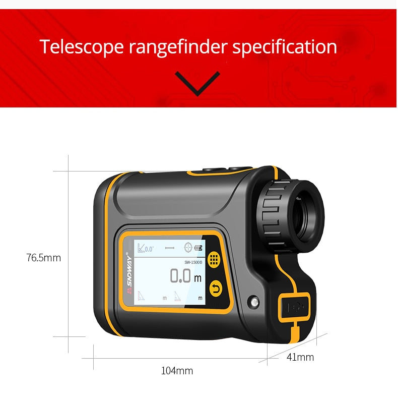 Laser Range Finder Digital Distance Meter Hunting  Golf - KiwisLove