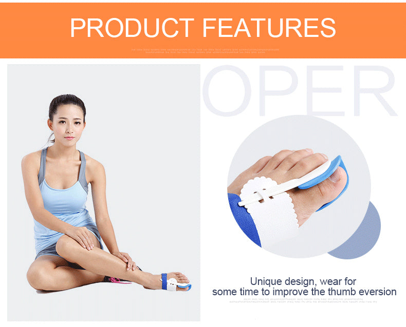 OPER 2Pcs Forefoot Bunion Hallux Valgus Orthopedic Braces Toe Thumb Postural - KiwisLove