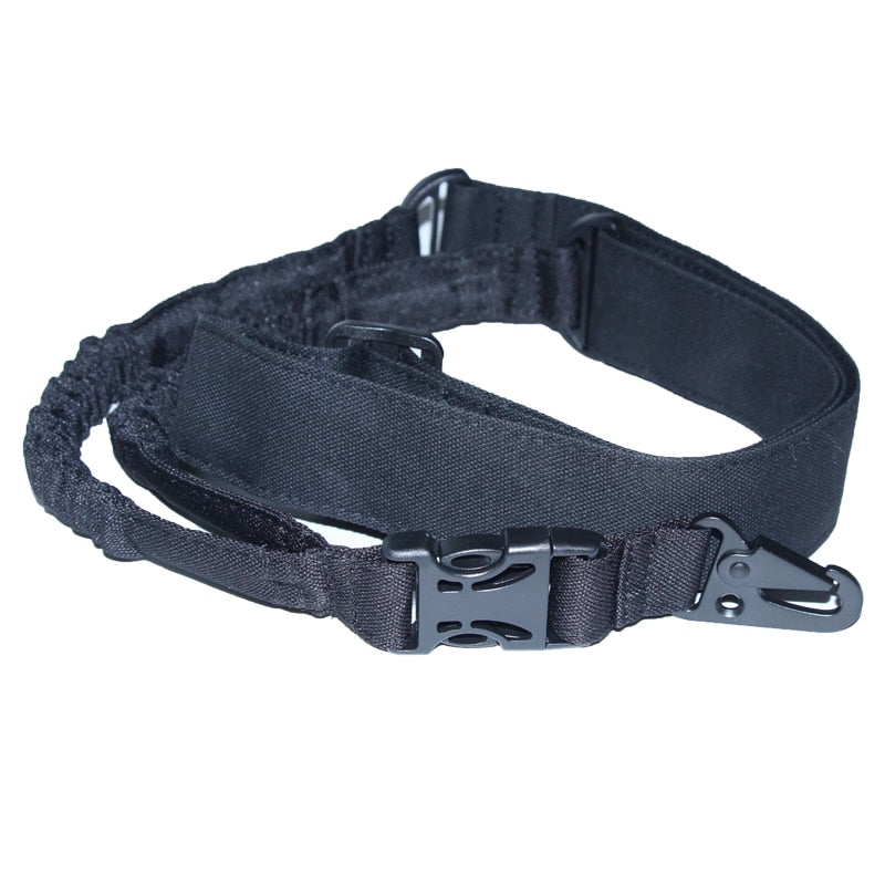 Tactical Gun Sling Single 1 Point Airsoft Heavy Duty Rifle Sling Military Nylon Bungee Belt - KiwisLove