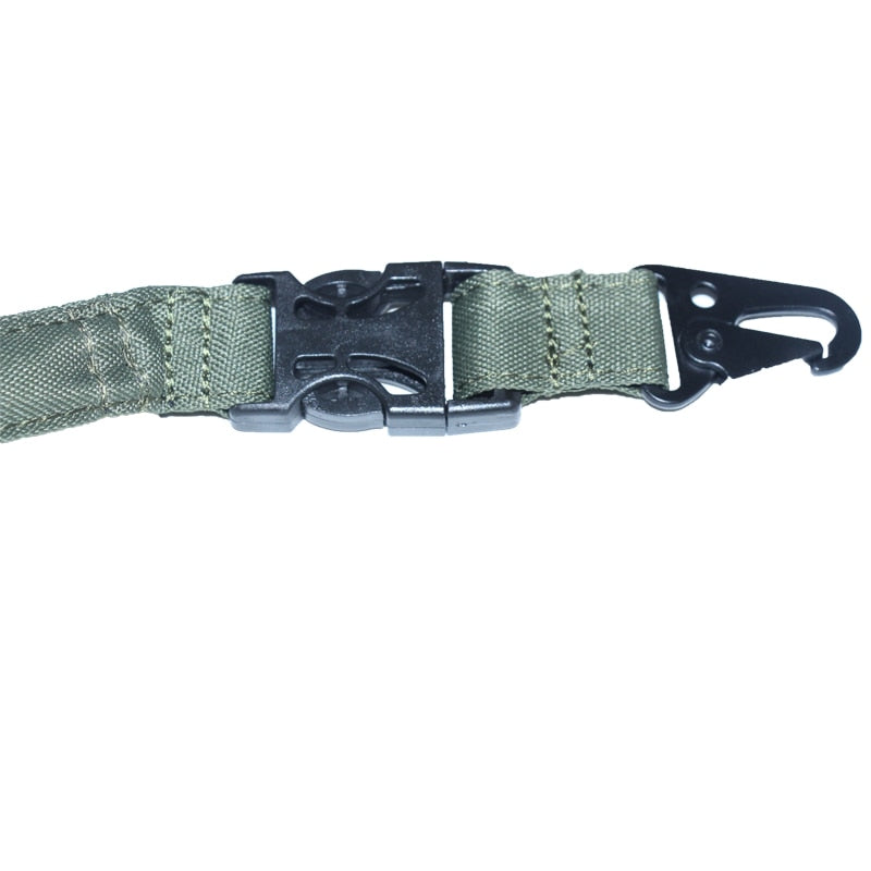 Tactical Gun Sling Single 1 Point Airsoft Heavy Duty Rifle Sling Military Nylon Bungee Belt - KiwisLove