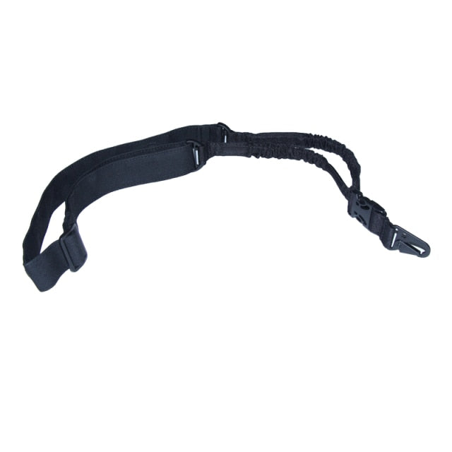 Tactical Gun Sling Single 1 Point Airsoft Heavy Duty Rifle Sling Military Nylon Bungee Belt - KiwisLove