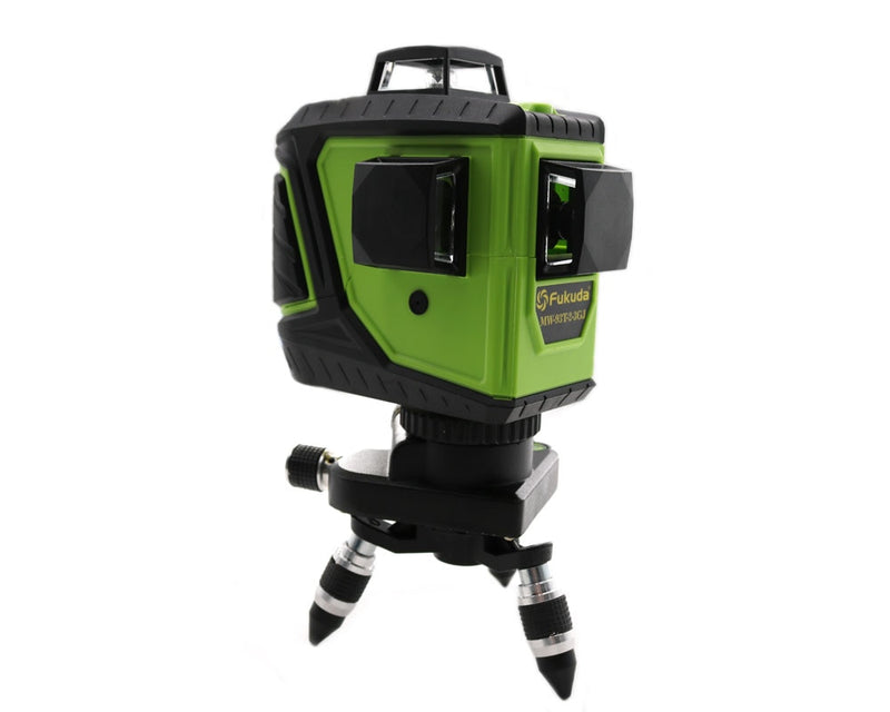 Fukuda Green laser level 3D 12Lines 360 Horizontal Vertical Cross Self-Leveling - KiwisLove