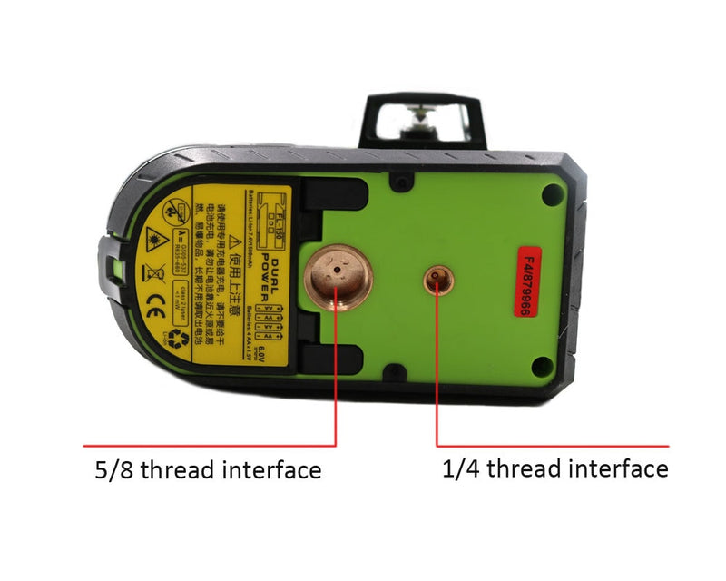 Fukuda Green laser level 3D 12Lines 360 Horizontal Vertical Cross Self-Leveling - KiwisLove