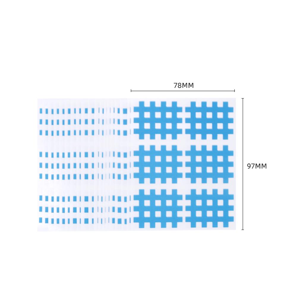 (Pack of 10 sheets) Kindmax Healthcare Spiral Cross Kinesiology Tape Physical Therapy Cross Tape for Pain Relief - KiwisLove