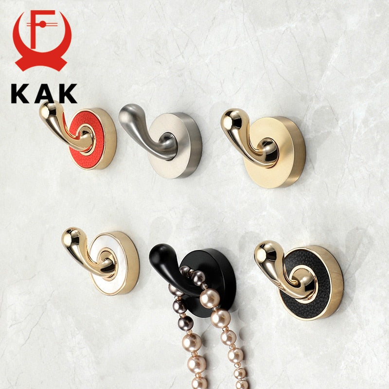 Zinc Alloy Gold Black Clothes Hook Hangers Wall Hook - KiwisLove