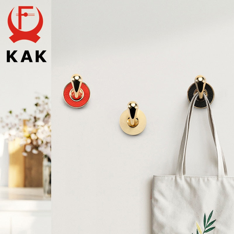 Zinc Alloy Gold Black Clothes Hook Hangers Wall Hook - KiwisLove