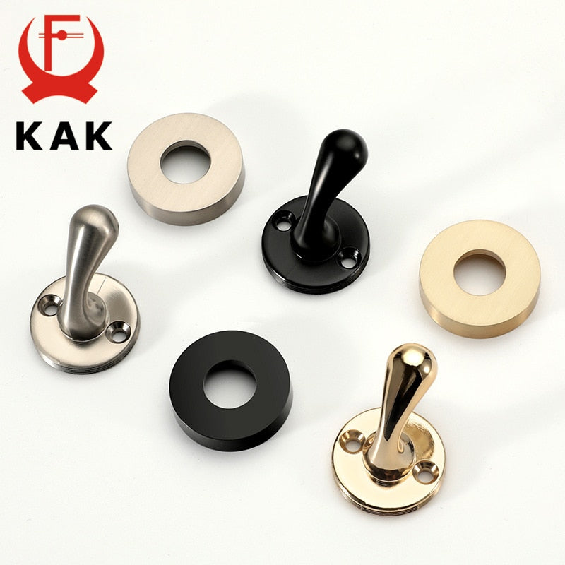 Zinc Alloy Gold Black Clothes Hook Hangers Wall Hook - KiwisLove