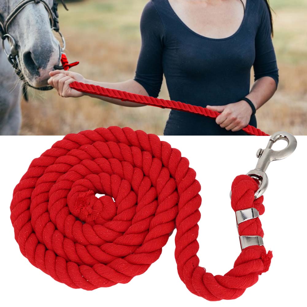 2m 20mm Durable Heavy Duty Horse Riding Braided  Lead Rope with Sturdy Clasp - KiwisLove