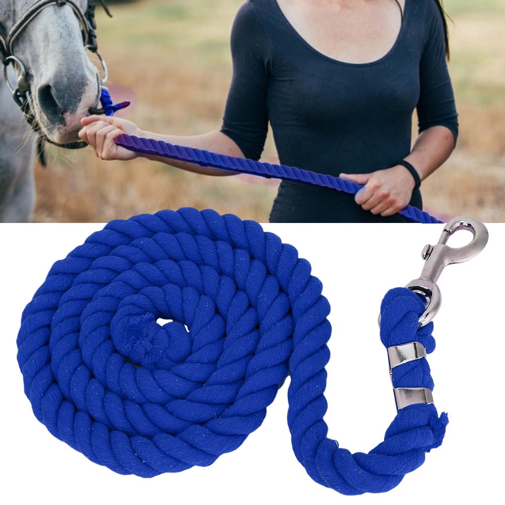 2m 20mm Durable Heavy Duty Horse Riding Braided  Lead Rope with Sturdy Clasp - KiwisLove