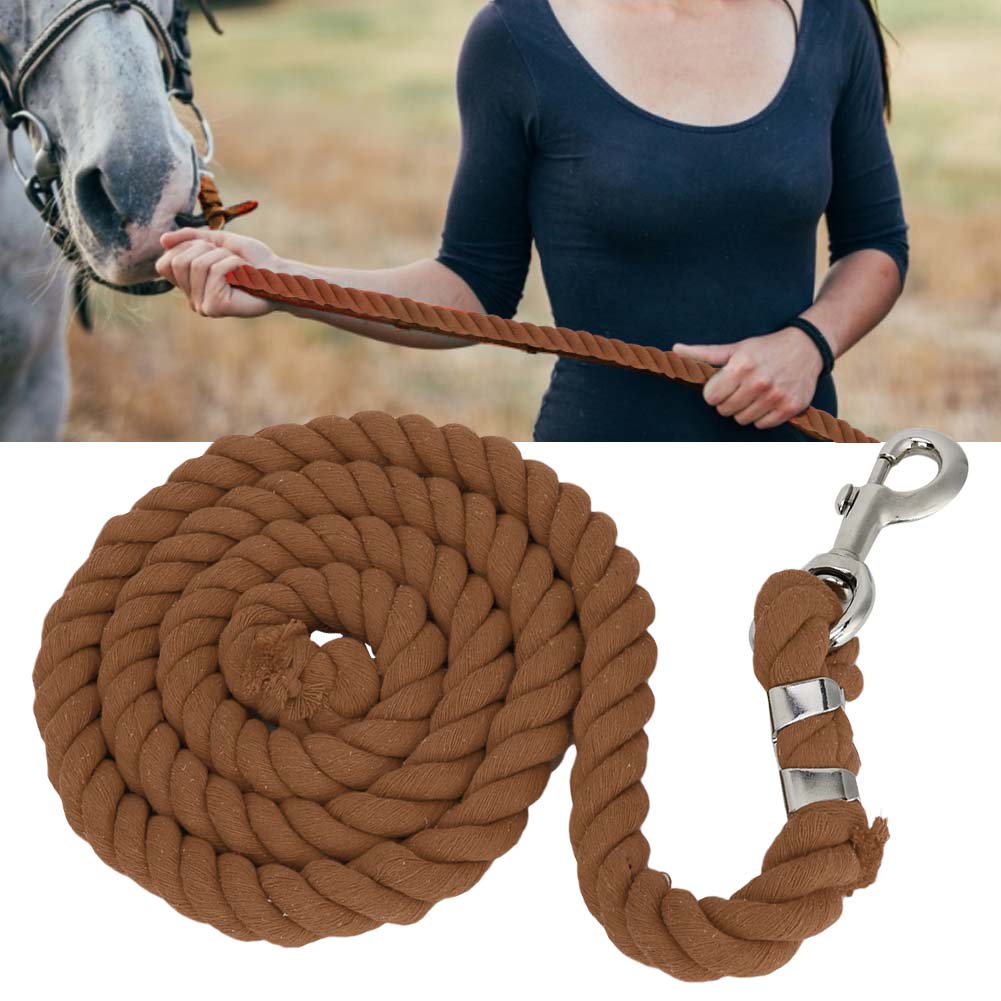 2m 20mm Durable Heavy Duty Horse Riding Braided  Lead Rope with Sturdy Clasp - KiwisLove