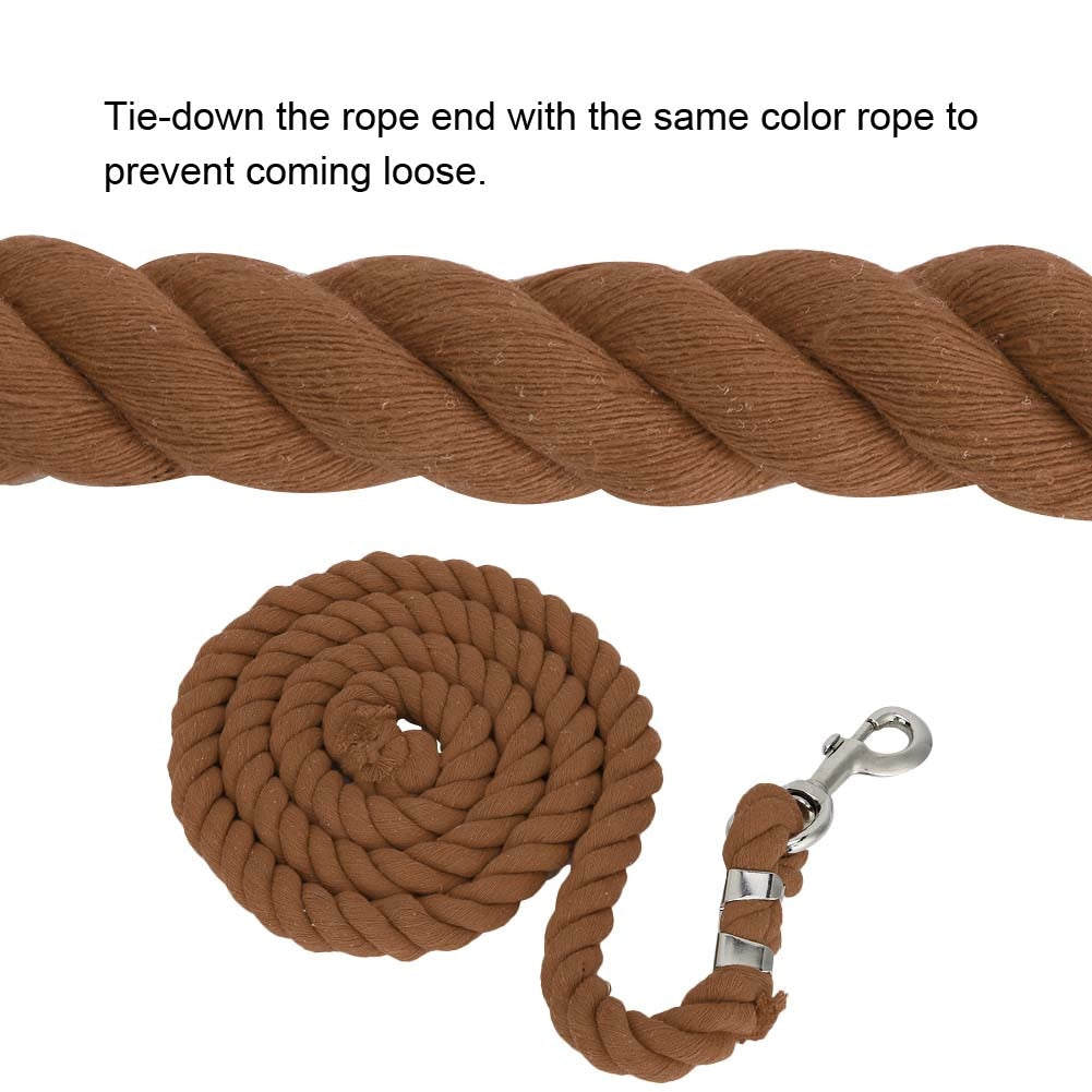2m 20mm Durable Heavy Duty Horse Riding Braided  Lead Rope with Sturdy Clasp - KiwisLove