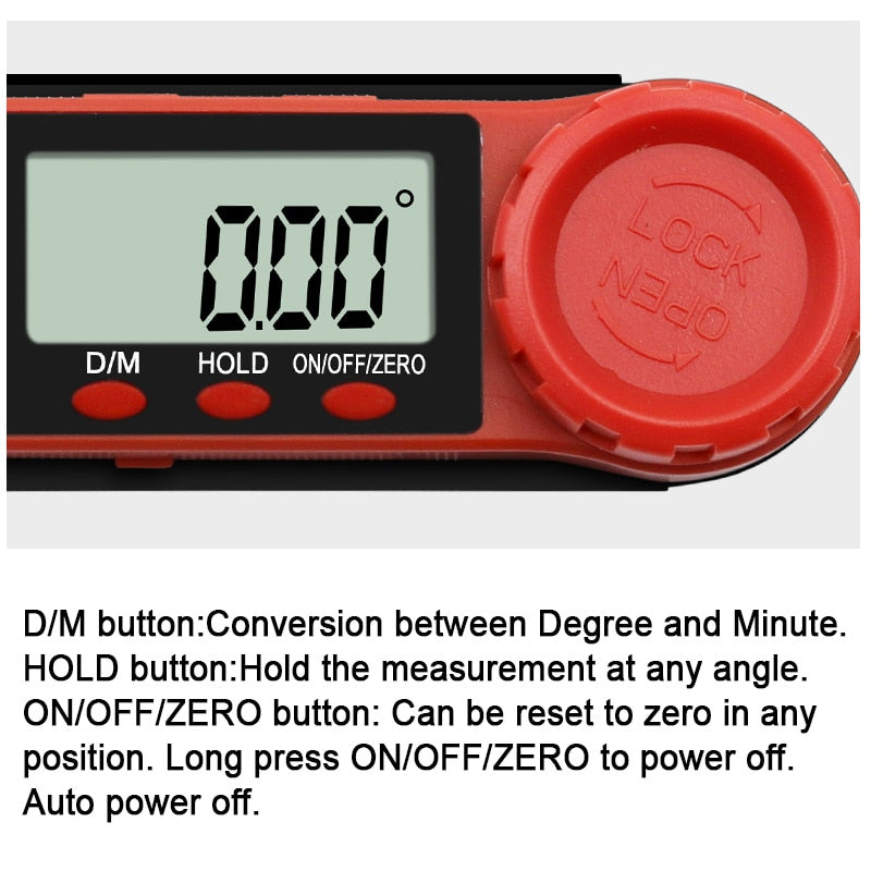 Digital Protractor Angle Finder Inclinometer Level 360 degree - KiwisLove