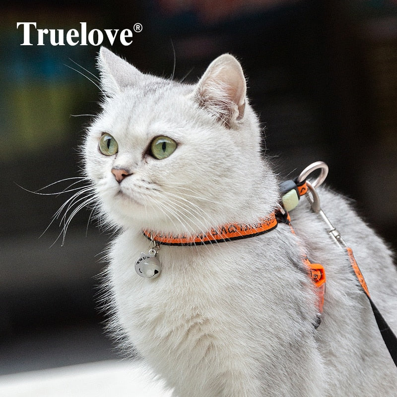 TRUELOVE CAT HANRNESS and LEASH SET TLH3911 - KiwisLove