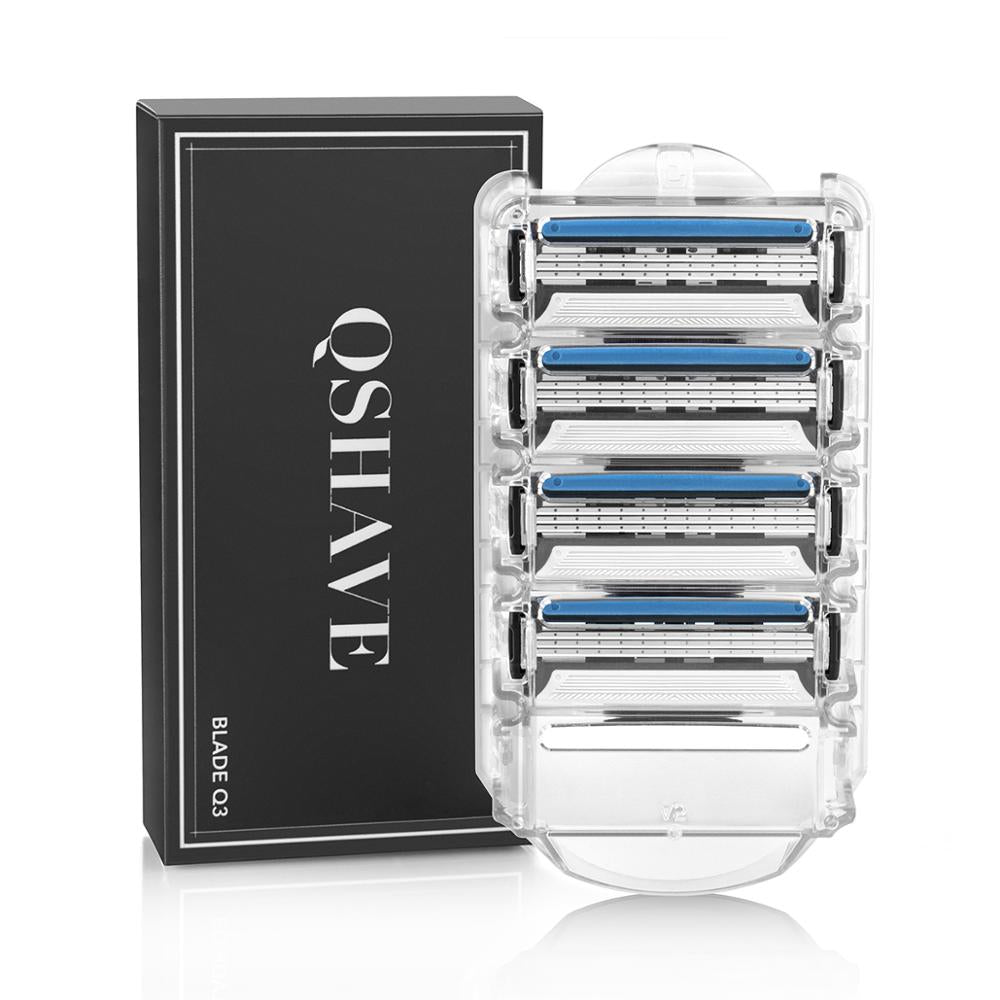 Qshave Black Spider Man Manual Shaving Razor Blade 3 Layer Blade - KiwisLove