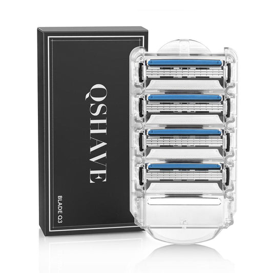 Qshave Black Spider Man Manual Shaving Razor Blade 3 Layer Blade - KiwisLove