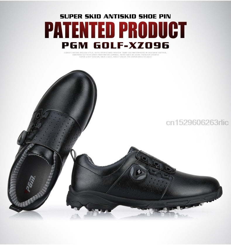 PGM Golf Shoes Men's Waterproof Spikes Anti-skid - KiwisLove