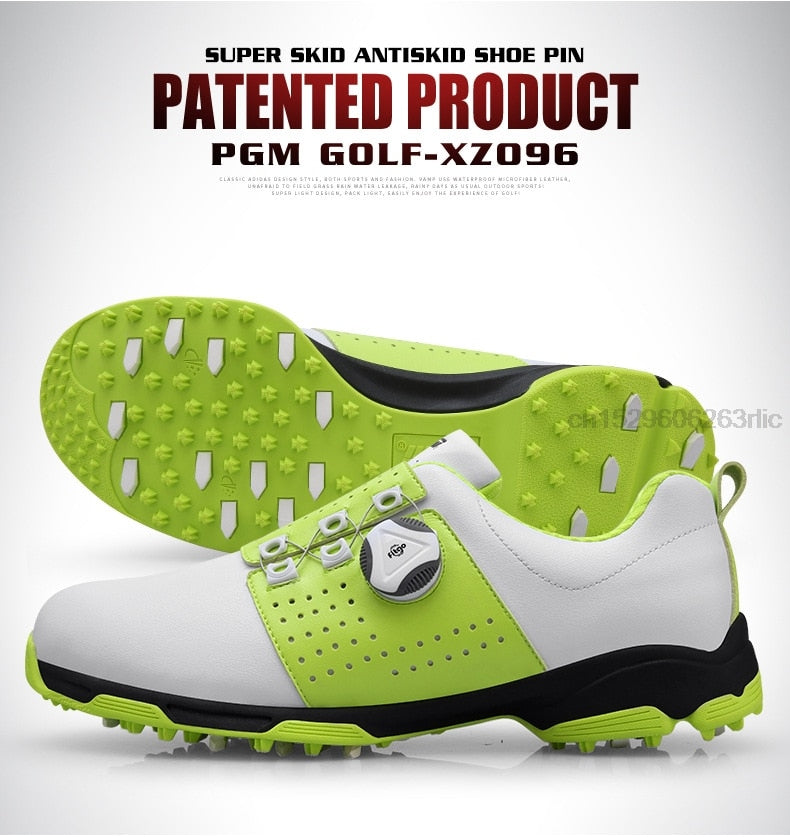 PGM Golf Shoes Men's Waterproof Spikes Anti-skid - KiwisLove