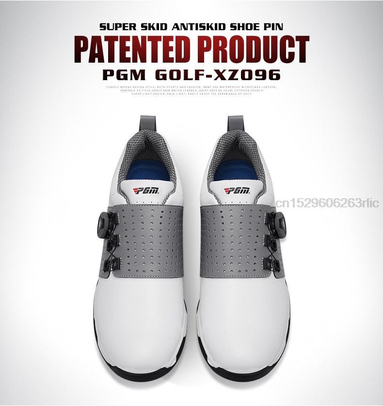 PGM Golf Shoes Men's Waterproof Spikes Anti-skid - KiwisLove