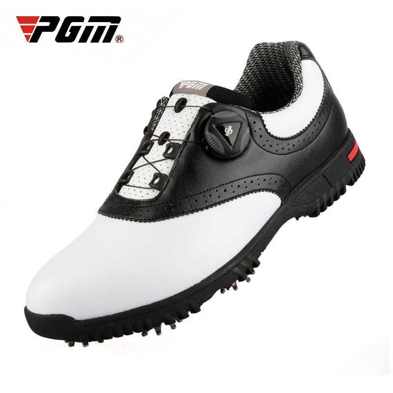 PGM Men Golf Shoes Waterproof  Rotating Buckles Anti-slip Sneakers - KiwisLove