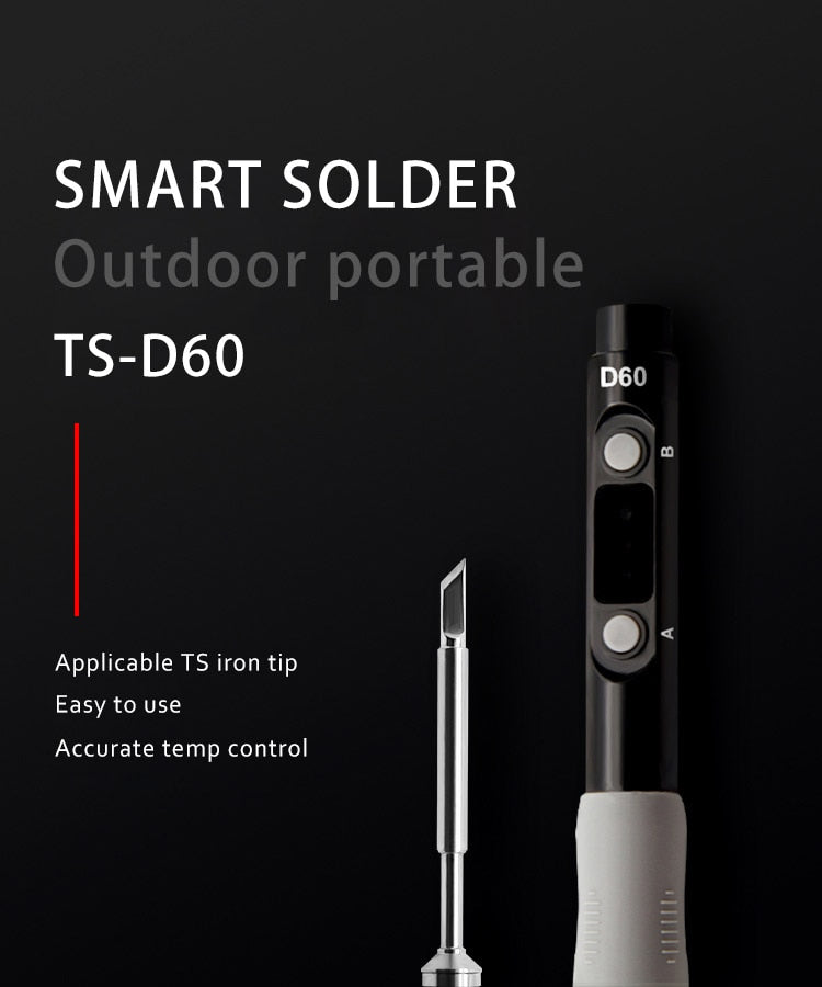 TS-D60 solder station With TS100 Electric Soldering Iron tip - KiwisLove