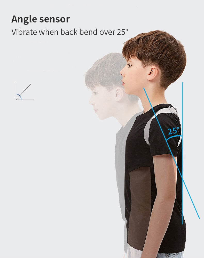 Electric Posture Corrector Back Support Trainer Spine Shoulder Correction - KiwisLove