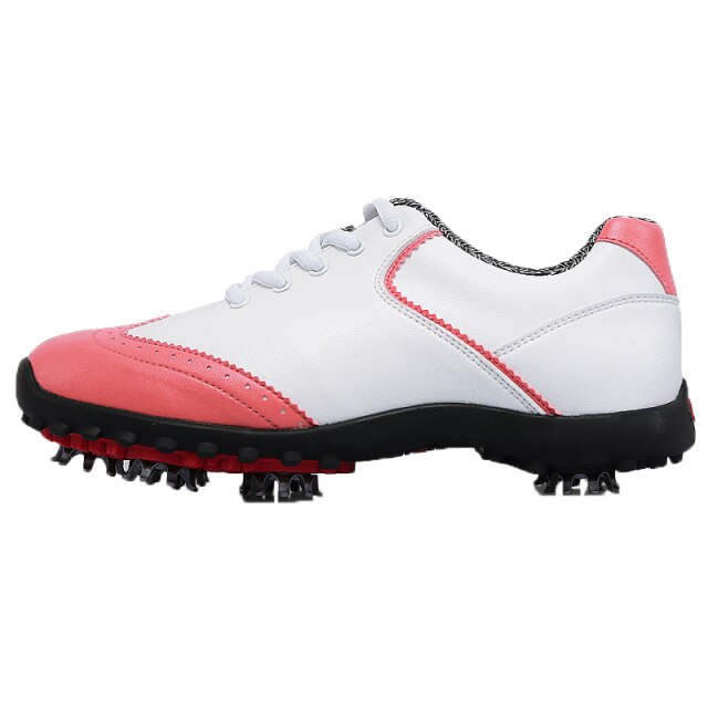 Golf Shoes Womens White Fashion Sports Shoes Waterproof Non-slip Training Shoes Ladies Active Nail Soles Breathable Sneakers - KiwisLove