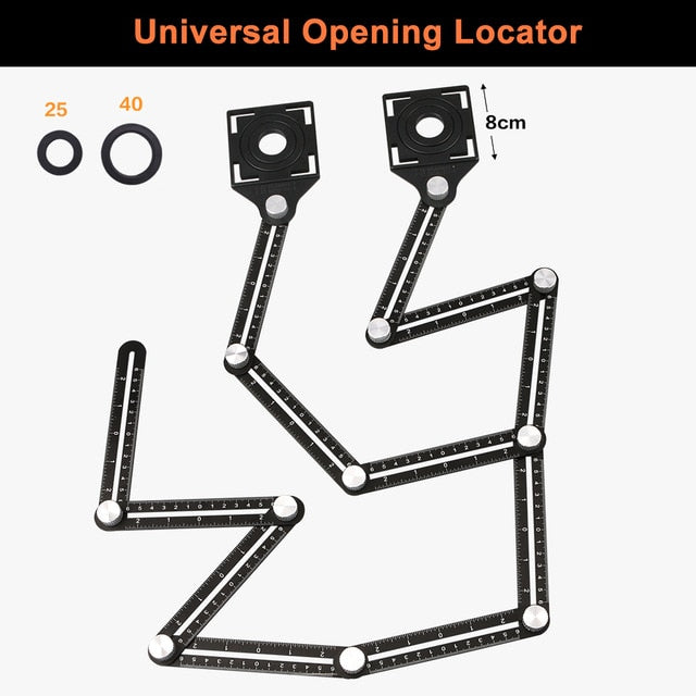 New Multifuntion  Locator   Angle Measuring Fold Ruler - KiwisLove