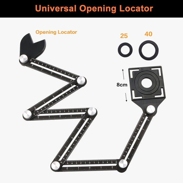 New Multifuntion  Locator   Angle Measuring Fold Ruler - KiwisLove