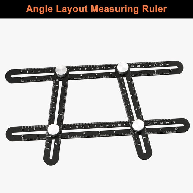 New Multifuntion  Locator   Angle Measuring Fold Ruler - KiwisLove