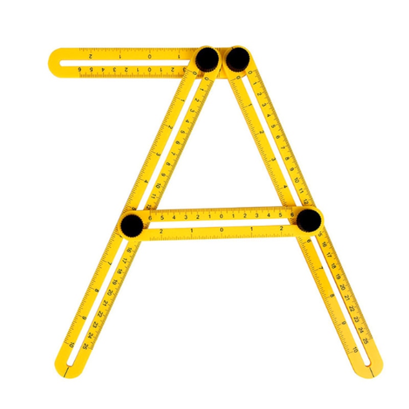Angle Ruler Measuring Protractor  Activity Four-fold Ruler - KiwisLove