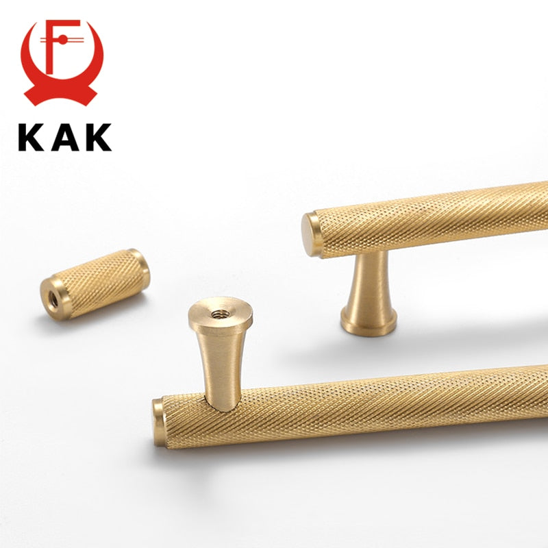 Brass Cabinet Handles Luxury Gold Furniture Handles - KiwisLove