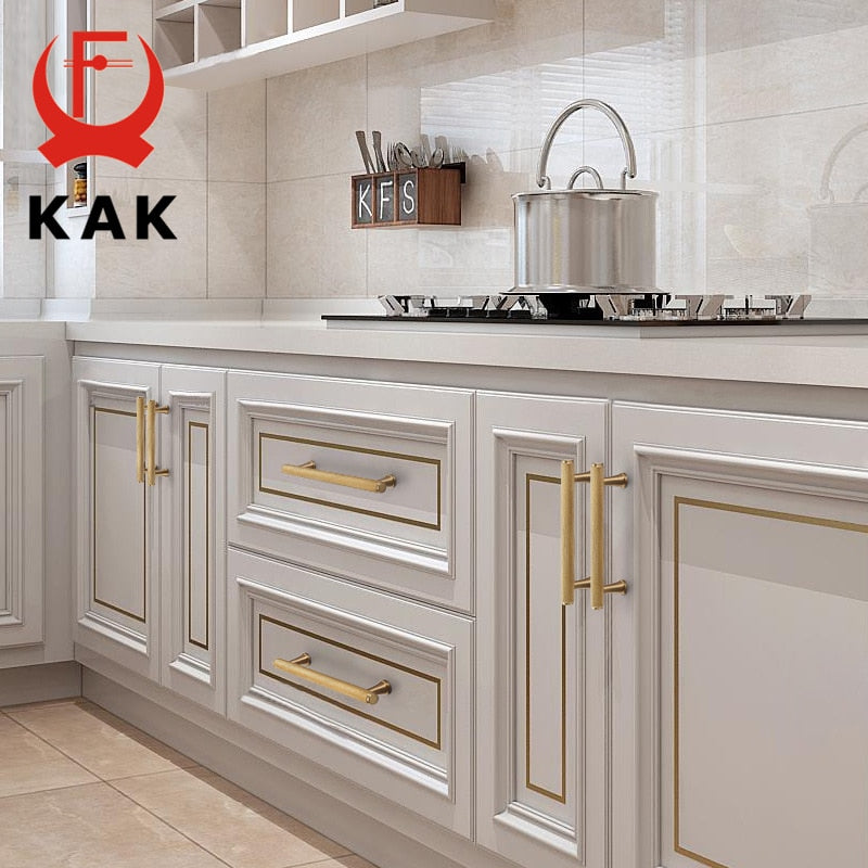 Brass Cabinet Handles Luxury Gold Furniture Handles - KiwisLove