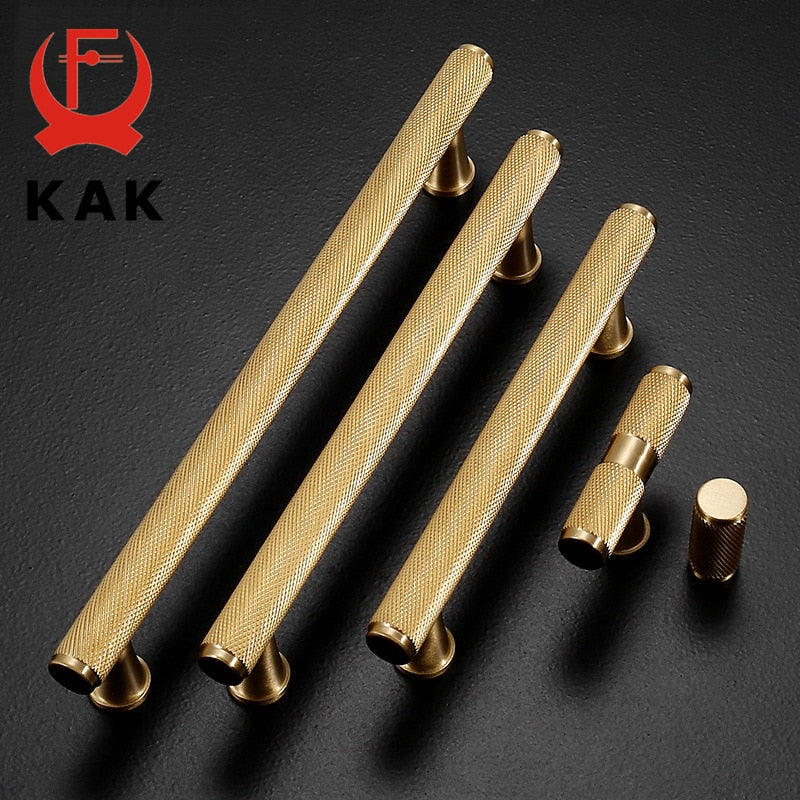 Brass Cabinet Handles Luxury Gold Furniture Handles - KiwisLove