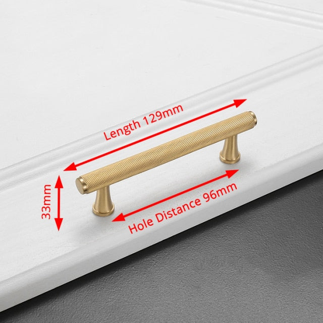 Brass Cabinet Handles Luxury Gold Furniture Handles - KiwisLove